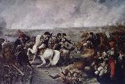 unknow artist Napoleon in battle wide Wagram France oil painting reproduction